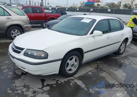 2003 Chevrolet Impala from USA, damaged, VIN 2G1WF52K639282989